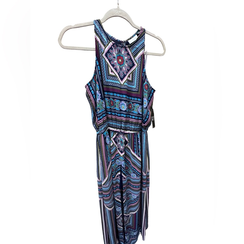 New York & Company Multicolor midi  Dress with built in shorts